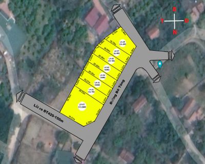 Đất nền thôn Phúc Tiến